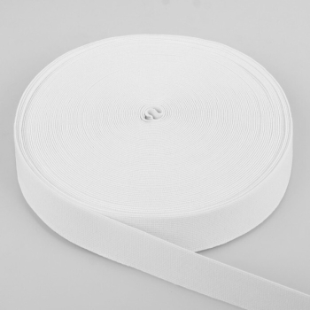 Резинка 30мм (белая)/ 50 метров