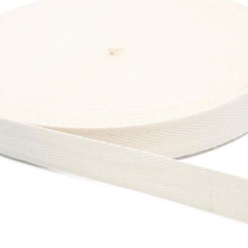 Киперная лента, белая 20мм/100м
